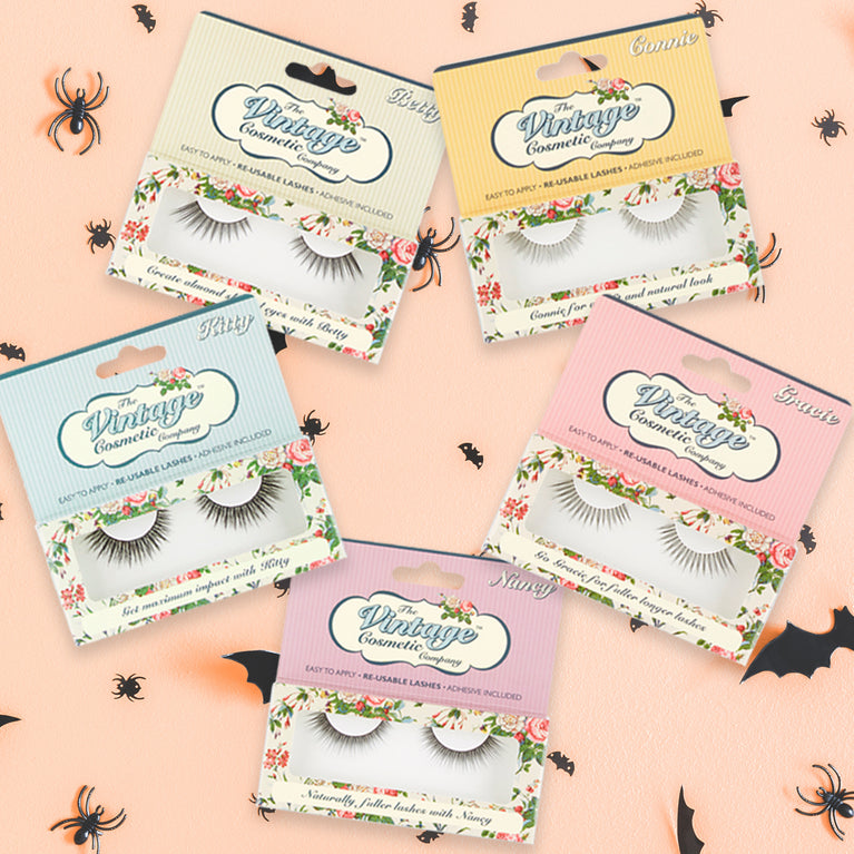 Beauty Tips Using False Strip Lashes The Vintage Cosmetic Company