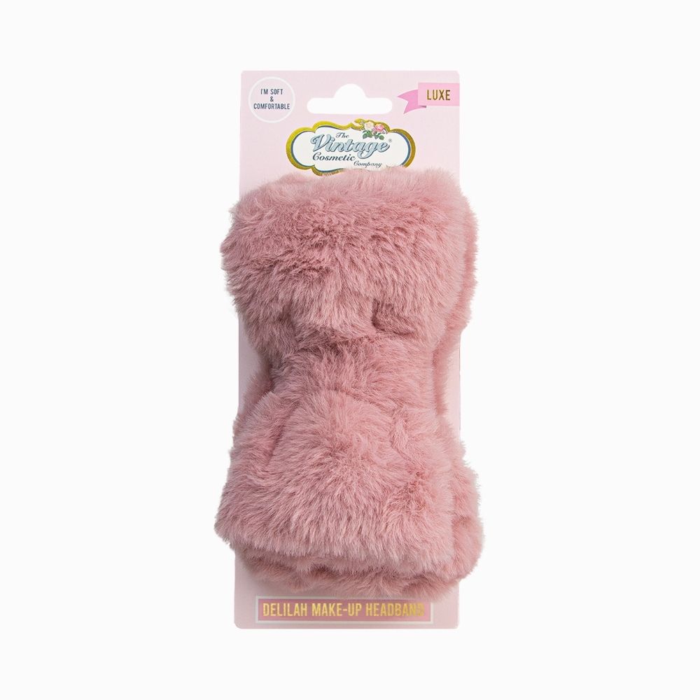 Delilah Luxe Makeup Headband Pink
