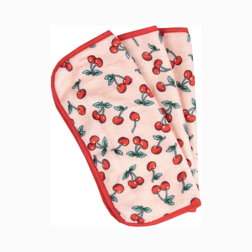 Makeup Removing Cloths Cherry Print The Vintage Cosmetic Company