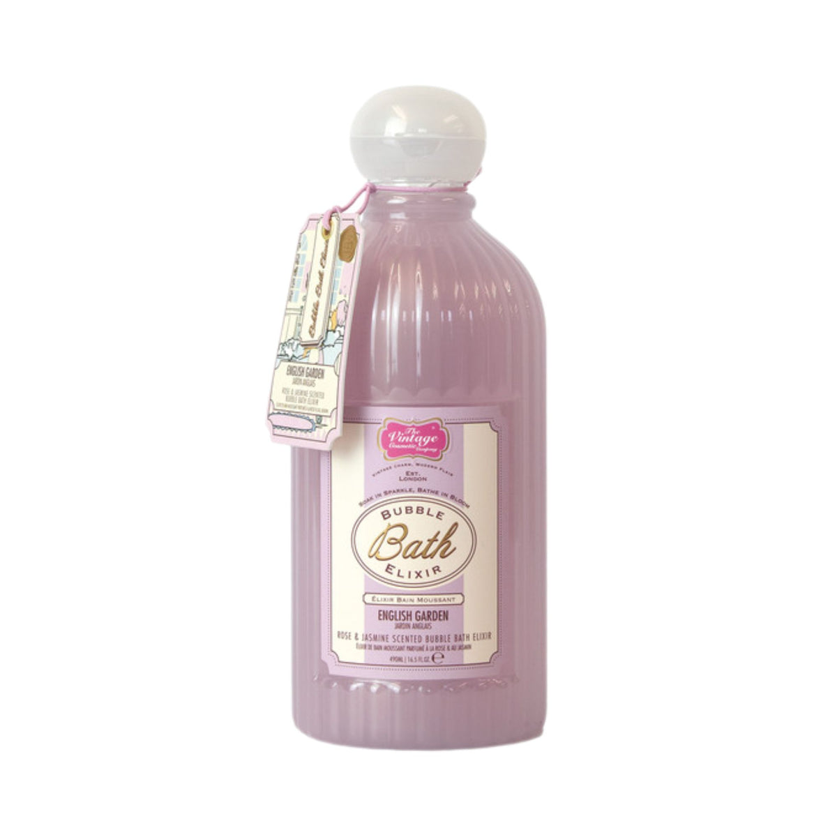 Vintage Bubble Bath Elixir 500ml English Garden | The Vintage Cosmetic ...